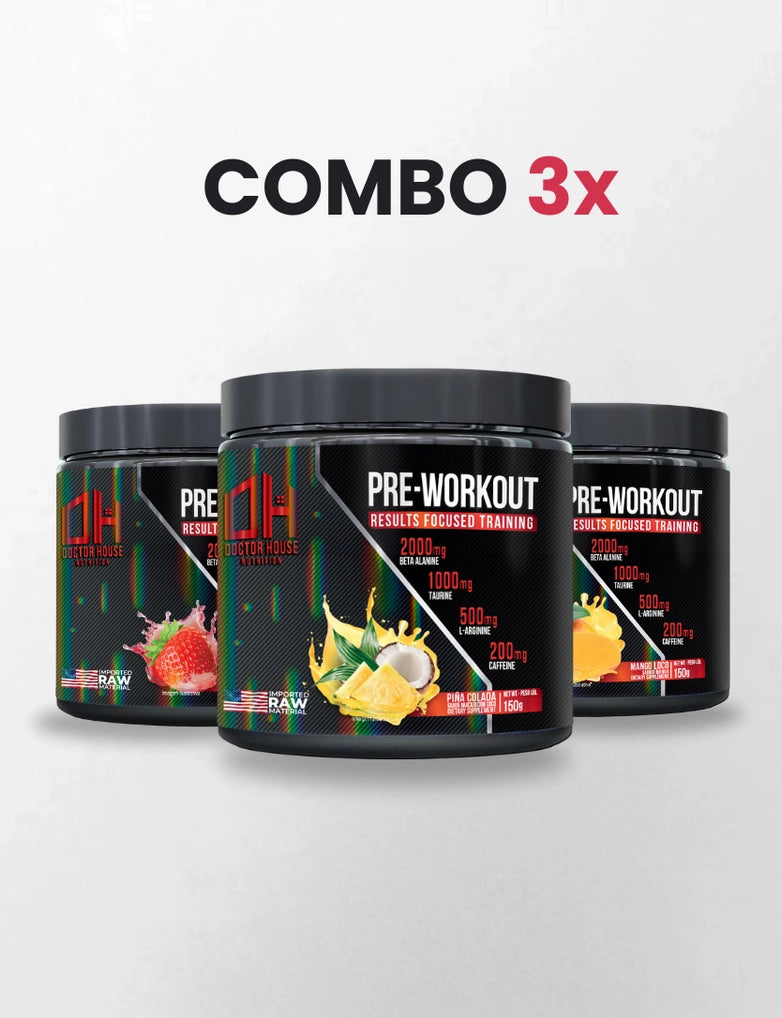 COMBO 3x Pré-treino